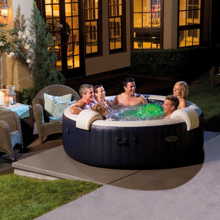 Spa gonflable Intex PureSpa Blue Navy 4 places