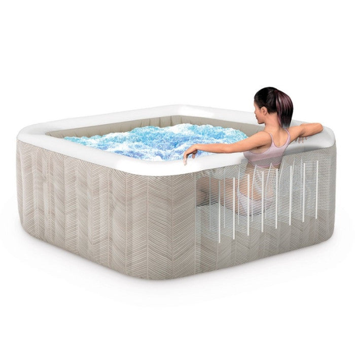 Spa gonflable Intex PureSpa Chevron 4 places