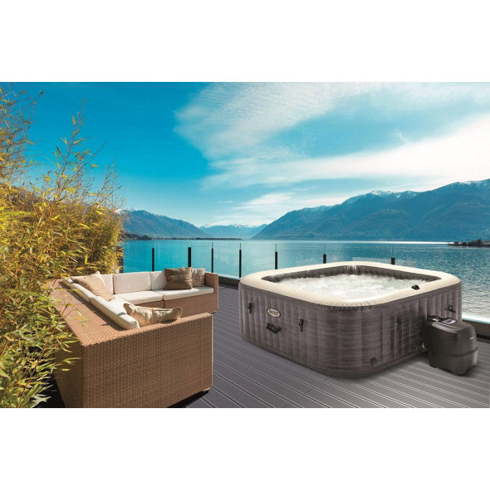 Spa gonflable Intex Pure Spa Ardoise 6 places