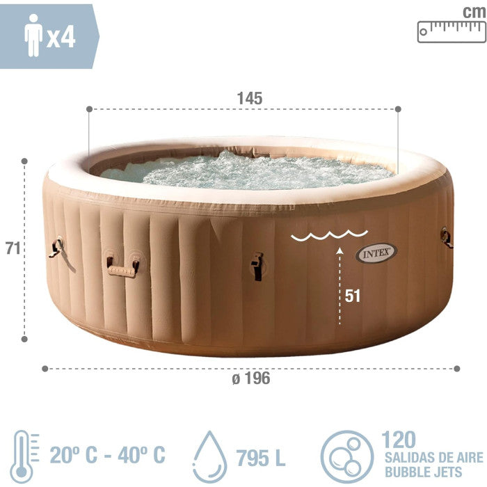 Pack Spa Gonflable Sahara 4 places + Accessoires