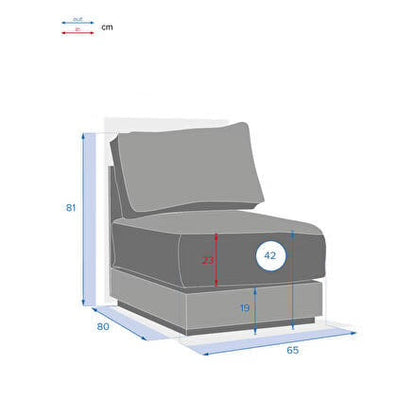 Chauffeuse de jardin ALLURE Blanc Aluminium traité époxy, Polyester